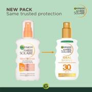 Garnier Ambre Solaire Ideal Bronze Protective SPF30 Sun Cream Spray 20...