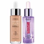 L'Oreal Paris Hyaluronic Acid Revitalift Filler Serum and True Match T...