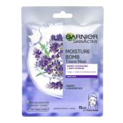 Garnier Moisture Bomb Lavender Hydrating Face Sheet Mask X 3