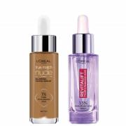 L'Oreal Paris Hyaluronic Acid Revitalift Filler Serum and True Match T...