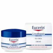 Eucerin® Dry Skin rückfettende Creme aus 5% Urea mit Laktat und Carnit...