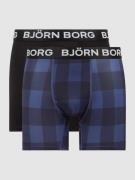 Björn Borg Athletic Fit Trunks im 2er-Pack in Dunkelblau, Größe S