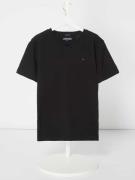 Tommy Hilfiger Teens T-Shirt mit Logo-Stickerei in Black, Größe 140