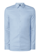 OLYMP No. Six Super Slim Fit Business-Hemd aus Twill in Bleu, Größe 36