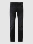 REVIEW Skinny Fit Jeans mit Stretch-Anteil in Black, Größe 28/30