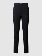 Christian Berg Woman Stoffhose in schmaler Passform aus Krepp in Black...