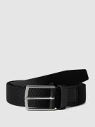 Lloyd Men's Belts Gürtel aus Leder und Textil in Black, Größe 100