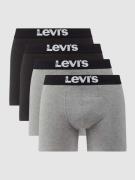 Levi's® Trunks mit Stretch-Anteil im 4er-Pack in Mittelgrau, Größe S