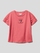 Tommy Hilfiger Kids T-Shirt mit Label-Stitching in Hellrot, Größe 98