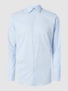 Jake*s Regular Fit Business-Hemd mit Stretch-Anteil in Bleu, Größe 39/...