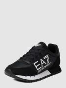 EA7 Emporio Armani Sneaker mit Label-Prints in Black, Größe 36