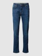 Christian Berg Men Straight Fit Jeans mit Brand-Detail in Dunkelblau M...