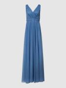 TROYDEN COLLECTION Abendkleid mit Taillenpasse in Bleu, Größe 32