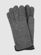 EEM Handschuhe aus Schurwolle in Mittelgrau, Größe M