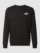 PUMA PERFORMANCE Sweatshirt mit Label-Detail in Black, Größe S