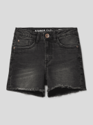 Garcia Jeansshorts mit Label-Patch in Black, Größe 152