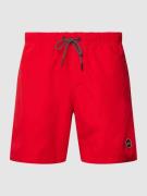 Shiwi Badehose mit Label-Patch in Rot, Größe S