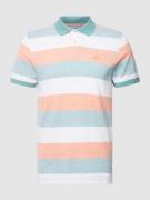 MCNEAL Poloshirt im Colour-Blocking-Design in Lachs, Größe XXXL