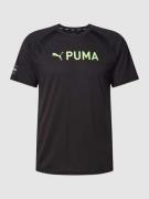 PUMA PERFORMANCE T-Shirt mit Label-Print Modell 'ULTRABREATHE' in Blac...