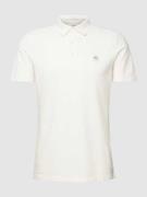 s.Oliver RED LABEL Poloshirt in melierter Optik Modell 'Washer' in Wei...