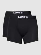 Levi's® Trunks mit Label-Detail Modell 'SOLID BASIC' in Black, Größe S