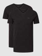 JOOP! Collection Unterhemd mit V-Ausschnitt in Black, Größe M