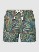 MC2 Saint Barth Badehose mit Allover-Muster Modell 'LIGHTING' in Oliv,...