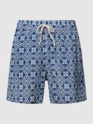 MC2 Saint Barth Badehose aus Leinen mit Allover-Muster Modell 'GUSTAVI...