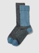 s.Oliver RED LABEL Socken mit Label-Detail Modell 'Mouline' in Lind, G...