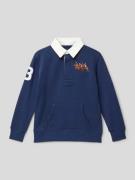 Polo Ralph Lauren Kids Sweatshirt mit Label-Stitching Modell 'RUGBY' i...