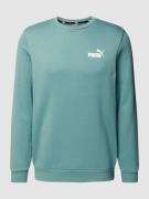 PUMA PERFORMANCE Sweatshirt mit Label-Print in Bleu, Größe XL