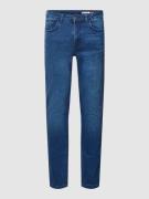 REVIEW Skinny Fit Jeans mit Knopf- und Reißverschluss in Dunkelblau, G...