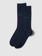 Levi's® Socken mit gerippten Abschlüssen in Dunkelblau, Größe 39/42