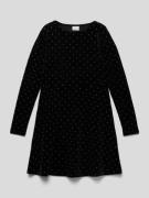 s.Oliver RED LABEL Kleid mit Ziersteinbesatz in Black, Größe 164
