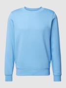 MCNEAL Sweatshirt mit gerippten Abschlüssen in Eisblau, Größe M