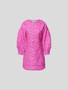 BAUM & PFERDGARTEN Minikleid mit floralem Allover-Muster in Pink, Größ...
