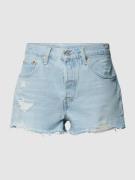 Levi's® Jeansshorts im Used-Look in Hellblau, Größe 24