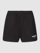 Superdry Sports Shorts mit Label-Print in Black, Größe XS