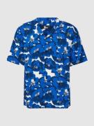 THE KOOPLES Freizeithemd aus Viskose mit floralem Muster in Blau, Größ...