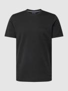 Christian Berg Men T-Shirt mit Brusttasche in Black, Größe XL