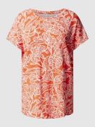 Christian Berg Woman T-Shirt mit floralem Allover-Muster in Orange, Gr...
