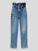 Blue Effect Jeans mit Paperbag-Bund in Jeansblau, Größe 152