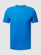 MCNEAL T-Shirt in melierter Optik mit Brusttasche in Royal, Größe XXL