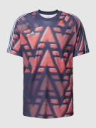 ADIDAS SPORTSWEAR T-Shirt mit Allover-Muster Modell 'TIRO' in Dunkelbl...