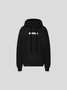 Bonsai Oversized Hoodie mit Label-Print in Black, Größe L