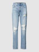 Levi's® Skinny Fit Jeans im Used-Look in Hellblau, Größe 27/28