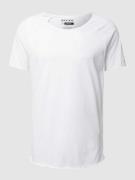 REVIEW Basic Longer Fit T-shirt in Weiss, Größe XL