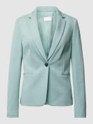 Jake*s Collection Blazer mit unifarbenem Design und Zweiwege-Reißversc...