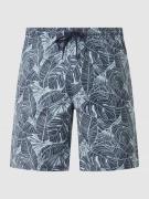 MCNEAL Shorts mit floralem Allover-Muster in Marine, Größe S