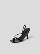Gia Borghini Sandaletten mit Trichterabsatz in Black, Größe 37